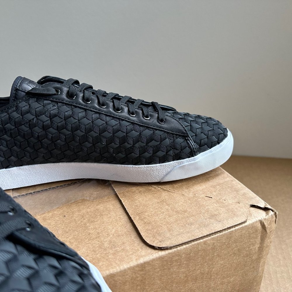 Nike Tennis Classic AC Woven (724976-002) Shoes - Black/Black-White - Sz 14 - Picture 7 of 10